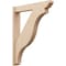 Ekena Millwork 5 1/2-in W x 30-in D x 38-in H Funston Slat Rough Cedar Woodgrain TimberThane Outlooker, Primed Tan OUTUR055X30X38FST24RCPR - alternate 1